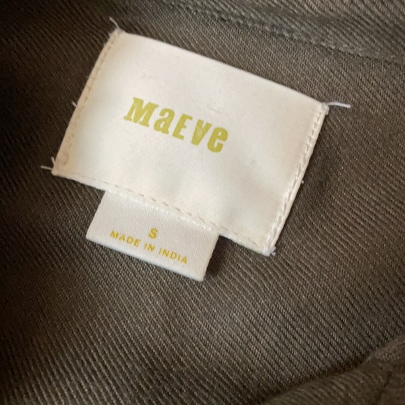 Maeve Olive Colored Sequined Top - Picture 3 of 4